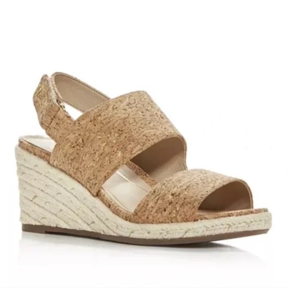 Vionic Shoes - Vionic Brooke Cork Slingback Espadrille Wedge Sandal Size 6